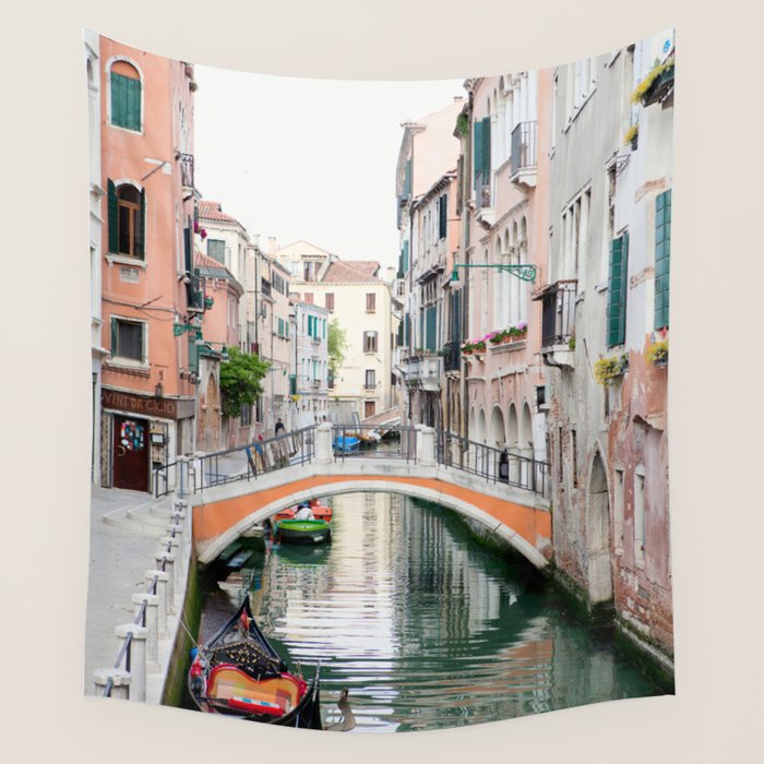 Venezia - Venice Italy Travel Photography Wall Tapestry Gallery Image 1