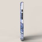 Ocean Waves Watercolor Line Art iPhone Case Gallery Image 2