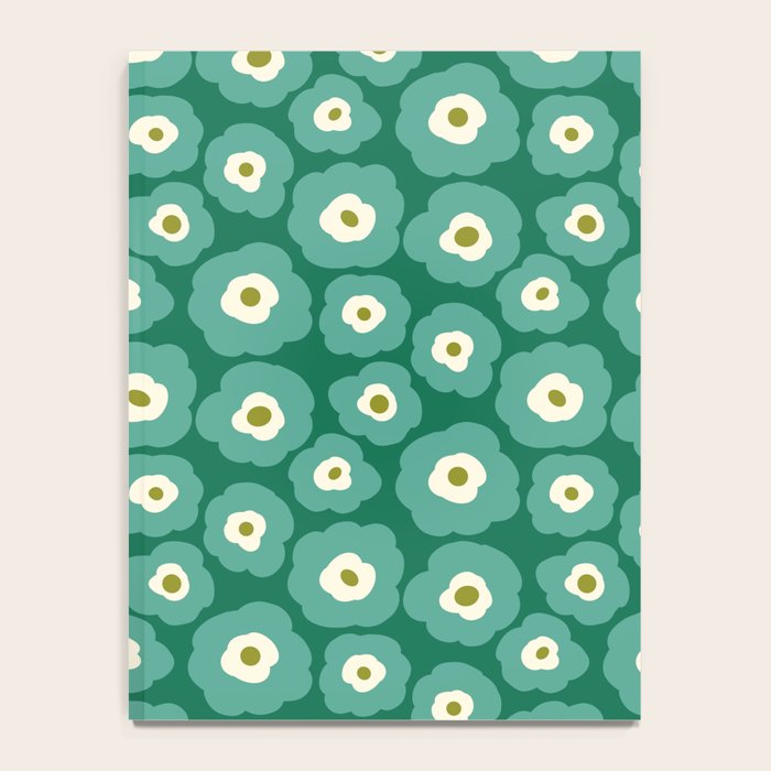 Green Flower Notebook Gallery Image 4