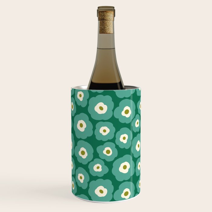 Green Flower Wine Chiller Gallery Image 3