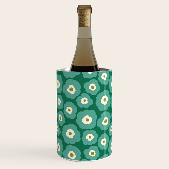 Green Flower Wine Chiller Gallery Image 1