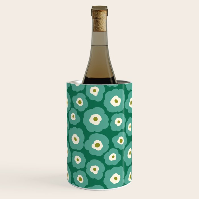 Green Flower Wine Chiller Gallery Image 2