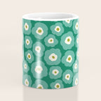 Green Flower Coffee Mug Gallery Image 4