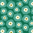 Green Flower Coffee Mug Gallery Image 2