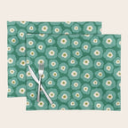 Green Flower Placemat Gallery Image 1