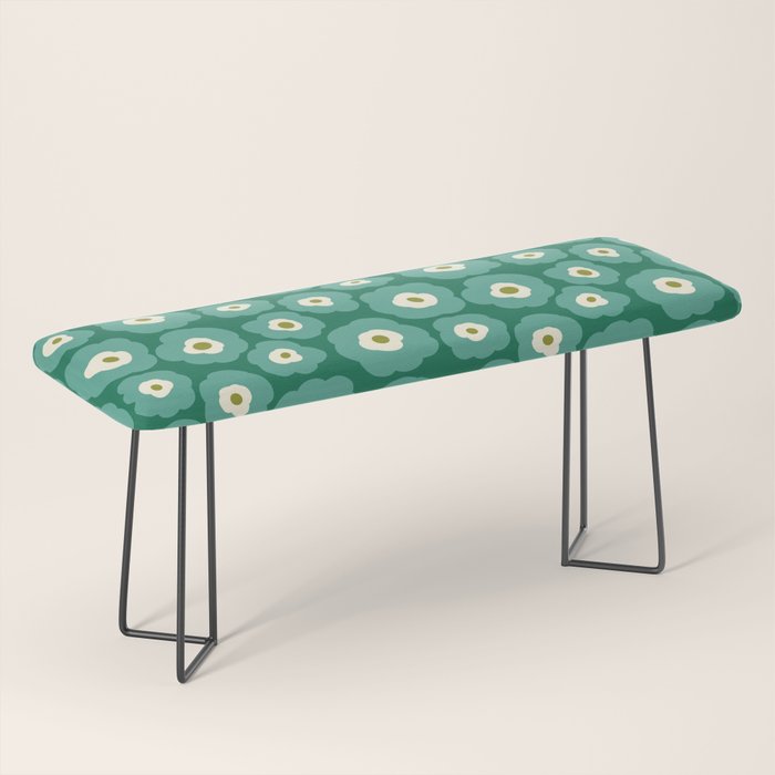 Green Flower Bench Gallery Image 1