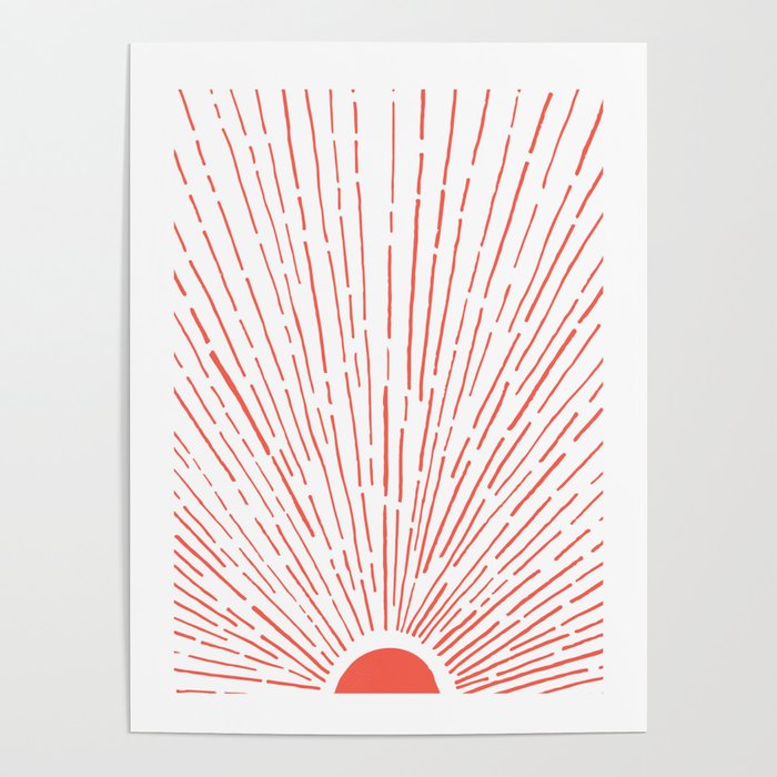 Let The Sunshine In - Red Poster Gallery Image 4