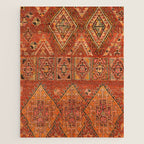 Traditional Vintage Heritage Moroccan Carpet  Jigsaw Puzzle Gallery Image 1