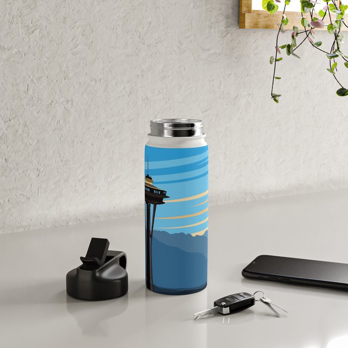 Blue Pearl Water Bottle Gallery Image 4