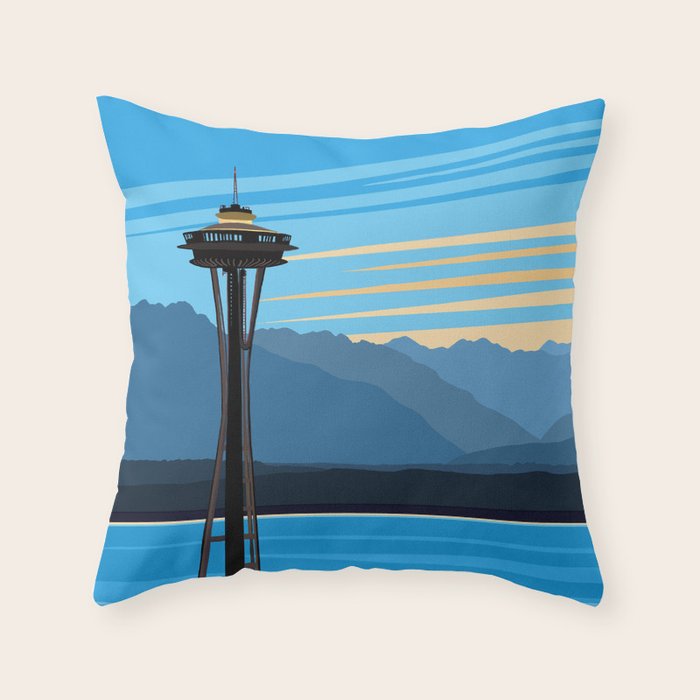 Blue Pearl Throw Pillow Gallery Image 6