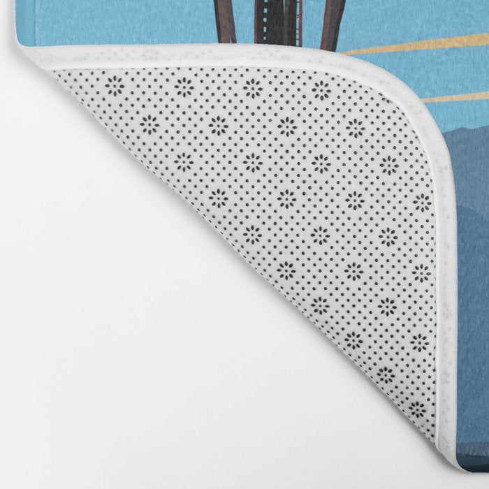 Blue Pearl Bath Mat Gallery Image 2