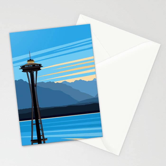 Blue Pearl Stationery Card Gallery Image 2