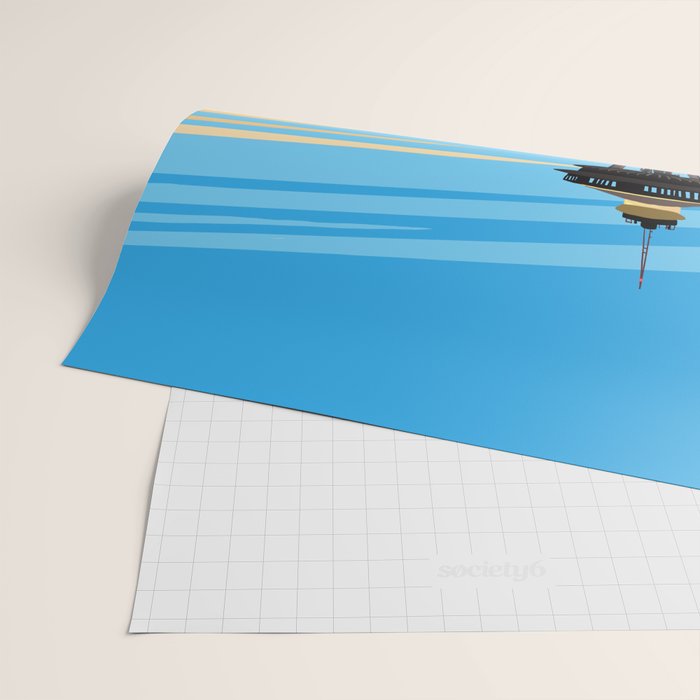 Blue Pearl Wrapping Paper Gallery Image 2