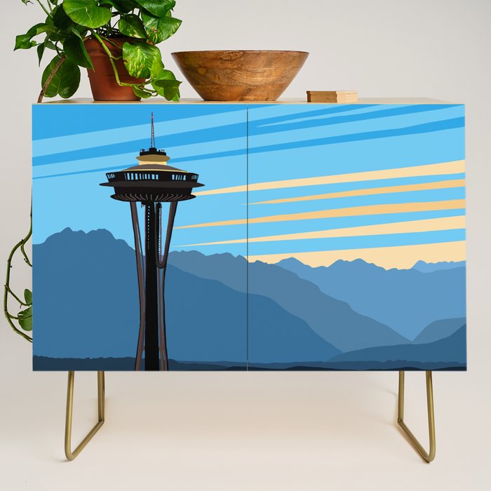Blue Pearl Credenza Gallery Image 1