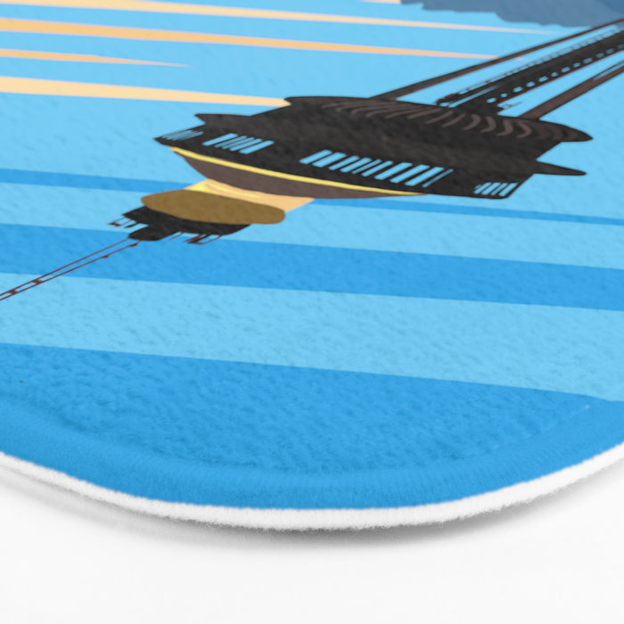 Blue Pearl Bath Mat Gallery Image 3