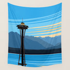 Blue Pearl Wall Tapestry Gallery Image 4