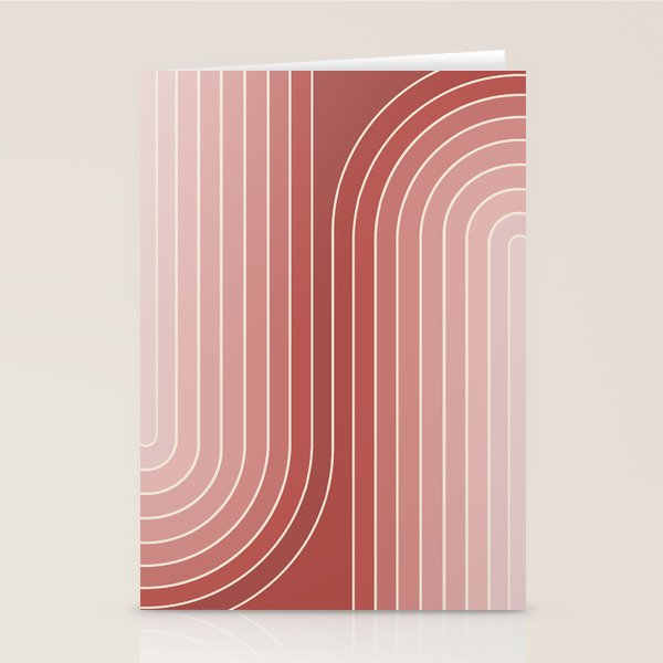 Gradient Curvature VI Stationery Card Gallery Image 2