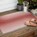 Gradient Curvature VI Outdoor Rug Gallery Image 2