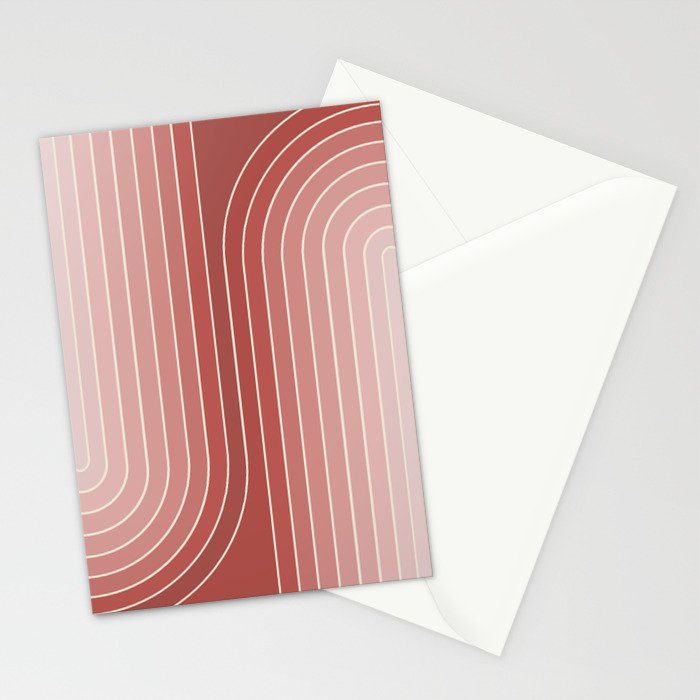 Gradient Curvature VI Stationery Card Gallery Image 2