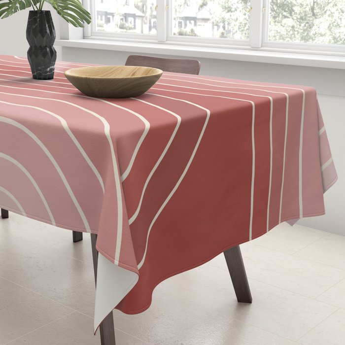 Gradient Curvature VI Tablecloth Gallery Image 3