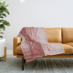 Gradient Curvature VI Throw Blanket Gallery Image 1