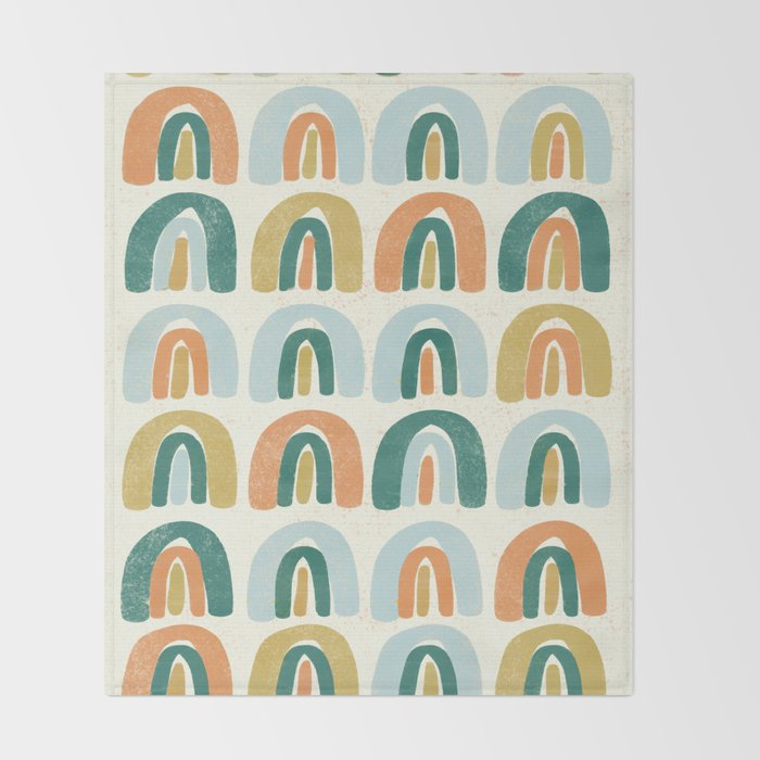 Abstract No.7 Throw Blanket Gallery Image 2