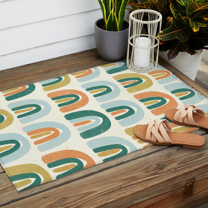 Abstract No.7 Outdoor Rug Gallery Image 2