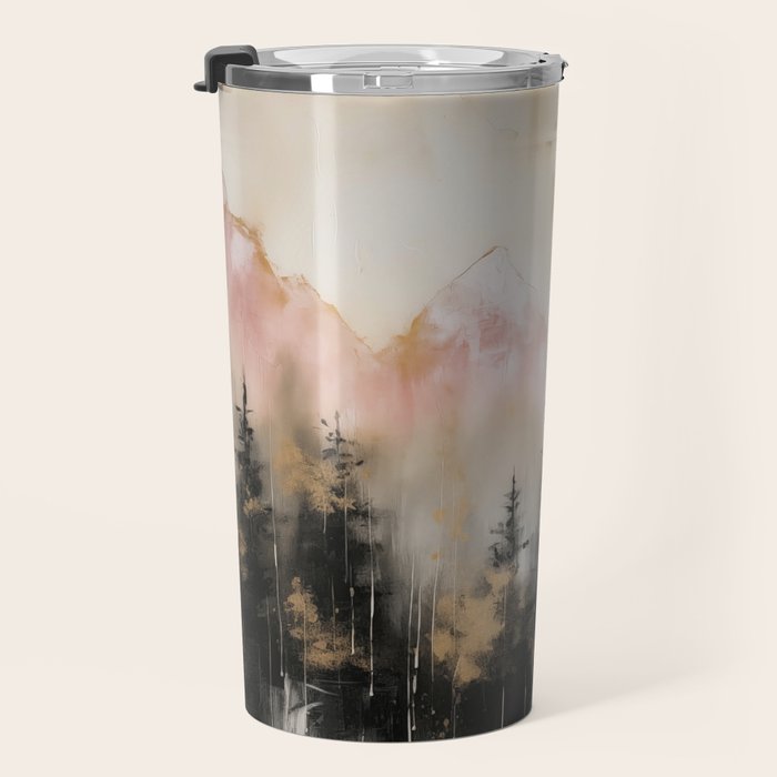 Rocky Mountain High Pastel Oil Painting Travel Mug Gallery Image 3