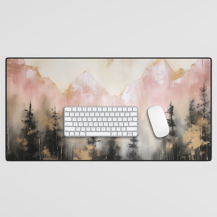 Rocky Mountain High Pastel Oil Painting Desk Mat Gallery Image 1