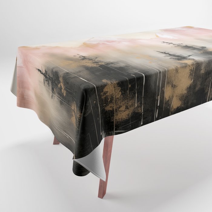 Rocky Mountain High Pastel Oil Painting Tablecloth Gallery Image 1