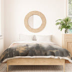 Rocky Mountain High Pastel Oil Painting Duvet Cover Gallery Image 3