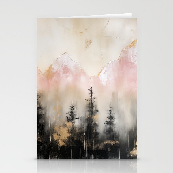 Rocky Mountain High Pastel Oil Painting Stationery Card Gallery Image 1