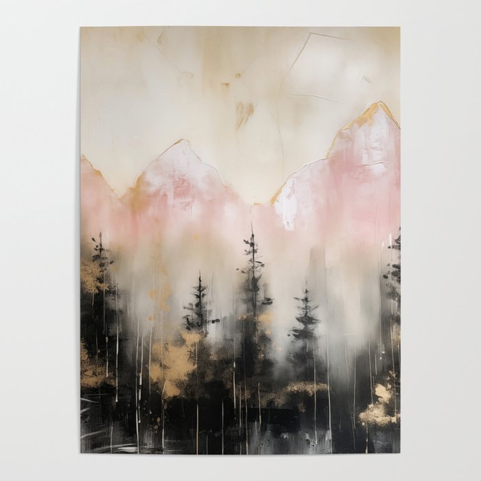 Rocky Mountain High Pastel Oil Painting Poster Gallery Image 4