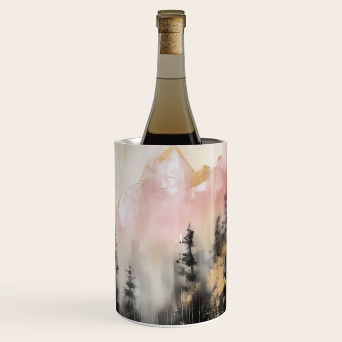 Rocky Mountain High Pastel Oil Painting Wine Chiller Gallery Image 3