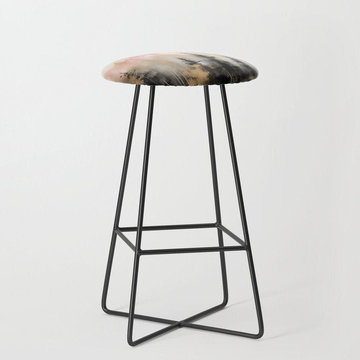 Rocky Mountain High Pastel Oil Painting Stool Gallery Image 1