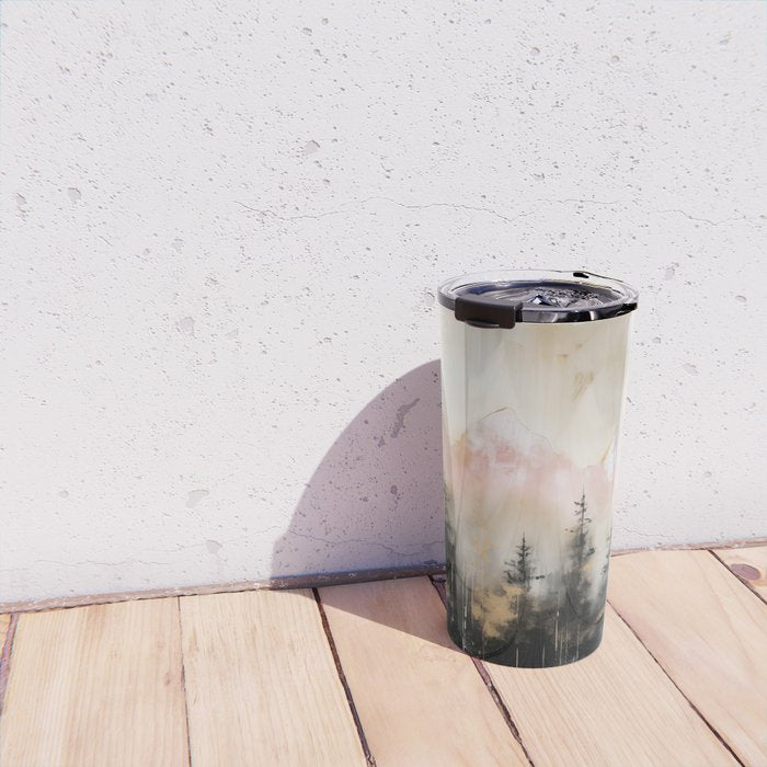 Rocky Mountain High Pastel Oil Painting Travel Mug Gallery Image 4