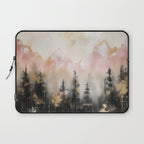 Rocky Mountain High Pastel Oil Painting Laptop Sleeve Gallery Image 1