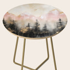 Rocky Mountain High Pastel Oil Painting Side Table Gallery Image 2