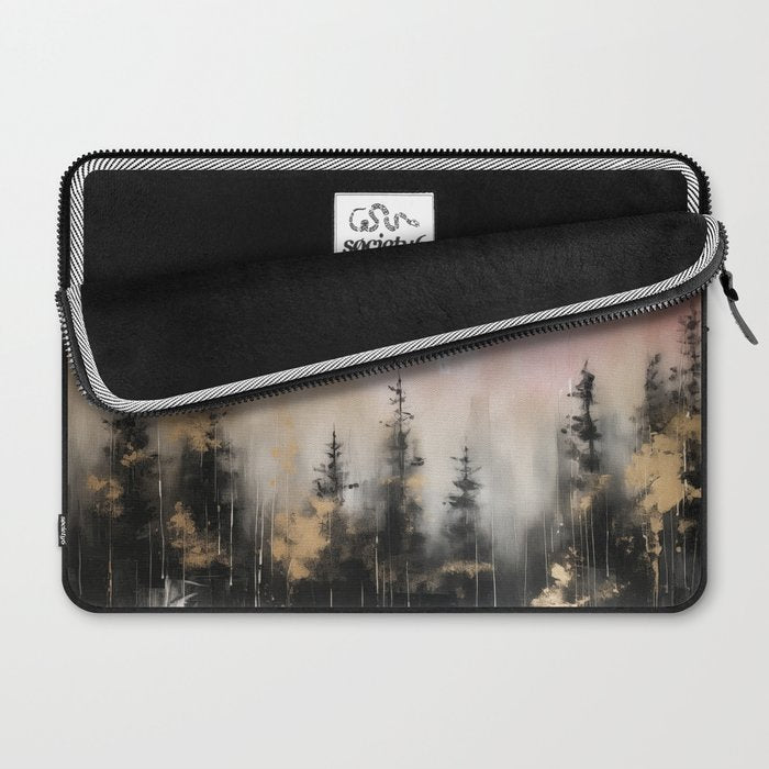 Rocky Mountain High Pastel Oil Painting Laptop Sleeve Gallery Image 2