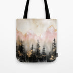 Rocky Mountain High Pastel Oil Painting Tote Bag Gallery Image 1