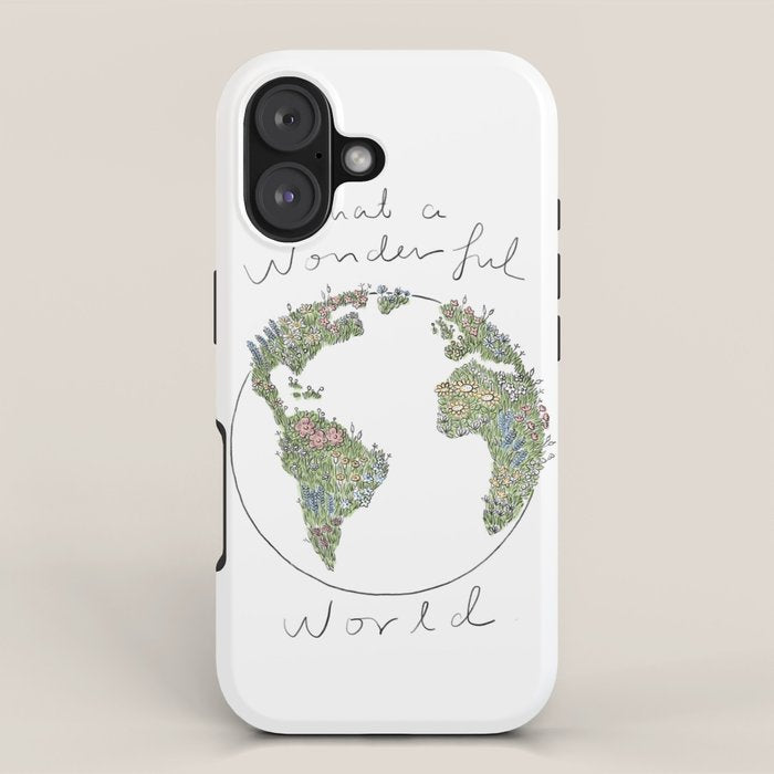 What a Wonderful World iPhone Case Gallery Image 1