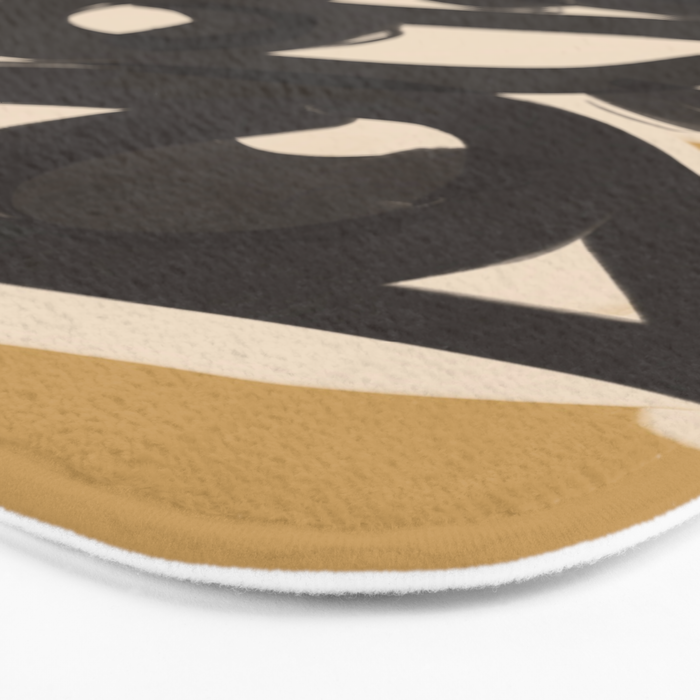 Abstract line art eyes 10 Bath Mat Gallery Image 3