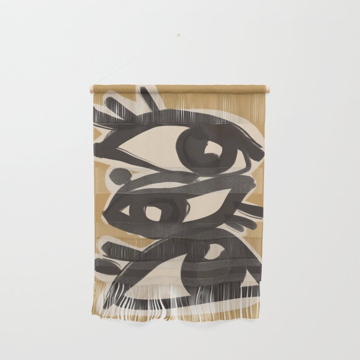 Abstract line art eyes 10 Wall Hanging Gallery Image 1