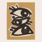 Abstract line art eyes 10 Poster Gallery Image 4