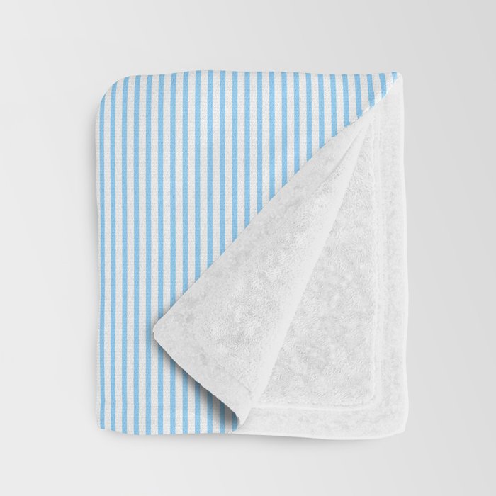 Seersucker Stripe Pattern Throw Blanket Gallery Image 3