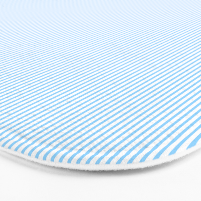 Seersucker Stripe Pattern Bath Mat Gallery Image 3