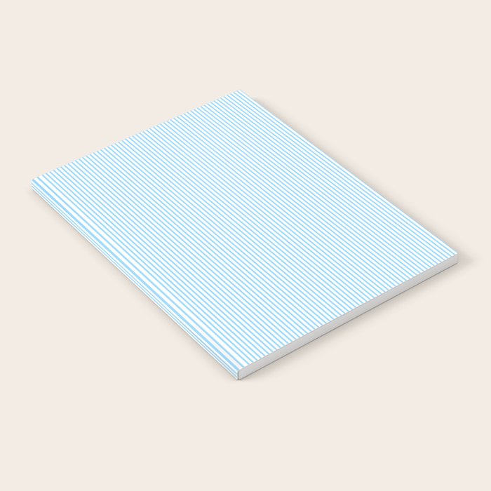 Seersucker Stripe Pattern Notebook Gallery Image 1