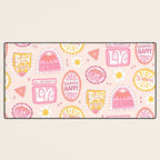 Groovy 70's Quote Patches Desk Mat Gallery Image 3
