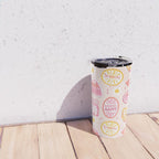 Groovy 70's Quote Patches Travel Mug Gallery Image 4