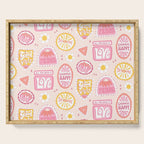 Groovy 70's Quote Patches Serving Tray Gallery Image 1